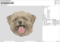 Dog 2012 Embroidery File 6 sizes