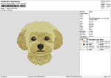 Dog 2112c Embroidery File 6 sizes