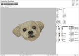 Dog 2212 Embroidery File 6 sizes