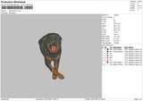 Dog 2301a Embroidery File 6 sizes