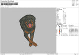 Dog 2301a Embroidery File 6 sizes