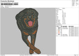 Dog 2301a Embroidery File 6 sizes