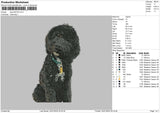 Dog 2301 Embroidery File 6 sizes