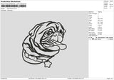 Dog 2312 Embroidery File 6 sizes