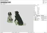 Dog 2402 Embroidery File 6 sizes