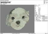 Dog 2610 Embroidery File 6 sizes