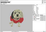 Dog 2702 Embroidery File 6 sizes
