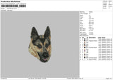 Dog 3024 Embroidery File 6 sizes