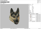 Dog 3024 Embroidery File 6 sizes