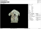 Dog 3003 Embroidery File 6 sizes