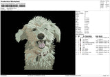 Dog 3003 Embroidery File 6 sizes