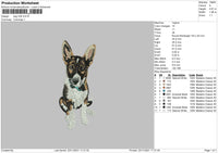 Dog V26 Embroidery File 4 size