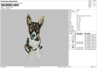 Dog V26 Embroidery File 4 size