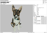 Dog V26 Embroidery File 4 size