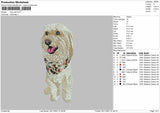 Dog V24 Embroidery File 4 size