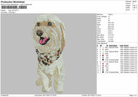 Dog V24 Embroidery File 4 size