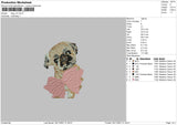 Dog V31 Embroidery File 4 size