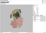 Dog V31 Embroidery File 4 size