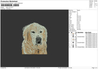 Dog V33 Embroidery File 4 size