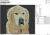 Dog V33 Embroidery File 4 size