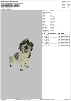 Dog V38 Embroidery File 4 size