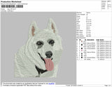 Dog V39 Embroidery File 4 size