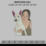 Dog And People Embroidery File 6 sizes