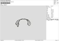 Dog Ears 0802 Embroidery File 6 sizes