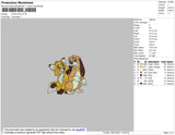 Fox And Dog Embroidery File 5 size