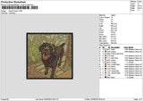 Dog 2106 Embroidery File 6 sizes
