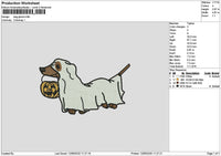 Dog1209 Ghost Embroidery File 6 sizes