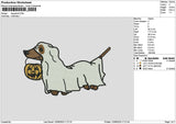 Dog1209 Ghost Embroidery File 6 sizes