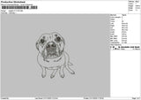 Dogline 2111 Embroidery File 6 sizes