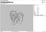 Dog Lines 2609 Embroidery File 6 sizes