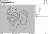 Dog Lines 2609 Embroidery File 6 sizes