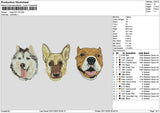 Dogs 2011 Embroidery File 6 sizes