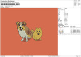 Dogs 3024 Embroidery File 6 sizes