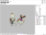 Dogs V9 Embroidery File 4 size