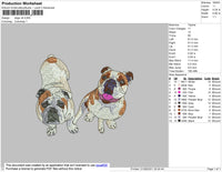 Dogs V9 Embroidery File 4 size