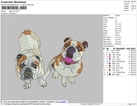 Dogs V9 Embroidery File 4 size