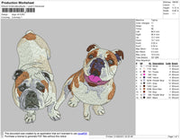 Dogs V9 Embroidery File 4 size