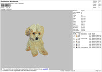 Dog V12 Embroidery File 4 size