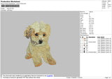 Dog V12 Embroidery File 4 size