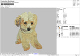 Dog V12 Embroidery File 4 size