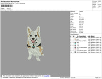 Dog V13 Embroidery File 4 size