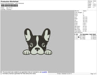 Dog V15 Embroidery File 4 size