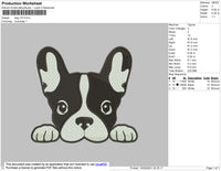 Dog V15 Embroidery File 4 size