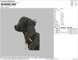 Dog V17 Embroidery File 4 size