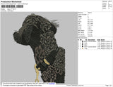 Dog V17 Embroidery File 4 size