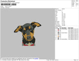 Dog V19 Embroidery File 4 size